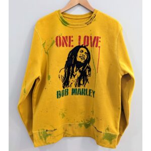 Bob Marley Painted Sweatshirt (Men's Large)