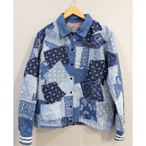 Blue Patched Jacket (Chest 40-42")