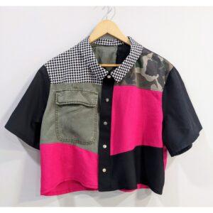 Cropped Button Up (Chest 38")