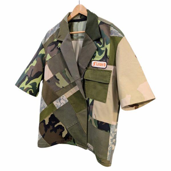 Flawed Camo Lapel Shirt (Chest 36-38") - Image 3
