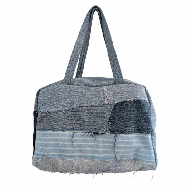 Denim Boston Bag - Image 3