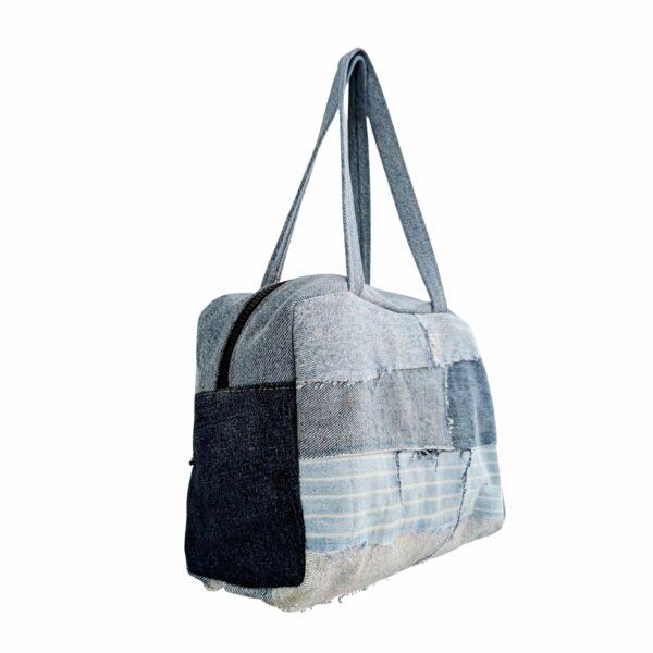 Denim Boston Bag - Image 5