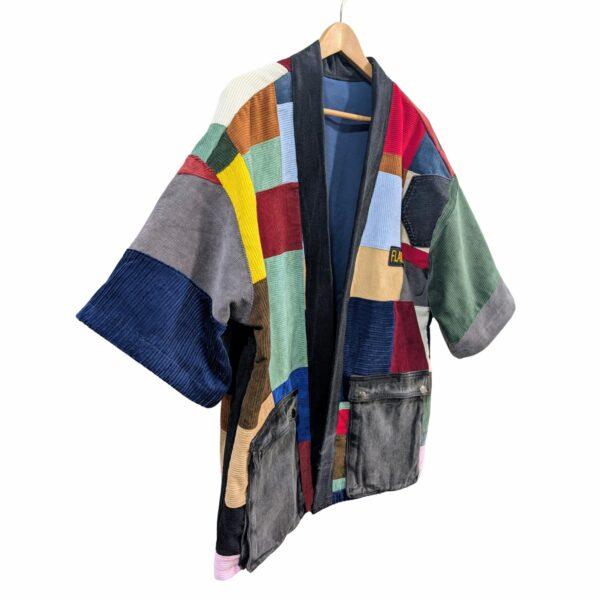 Corduroy Patched Kimono (Chest 39-42") - Image 3