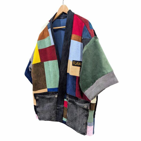 Corduroy Patched Kimono (Chest 39-42") - Image 2