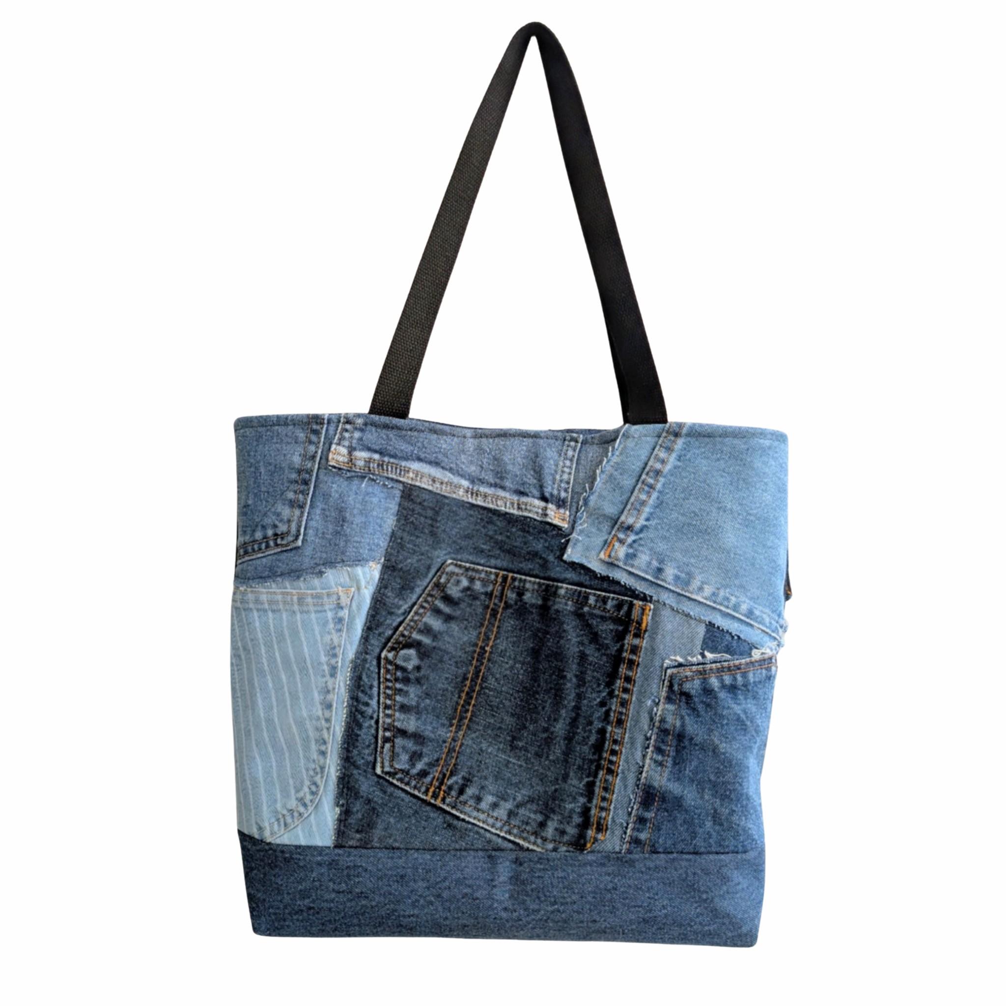 Denim Scrap Tote - Image 4