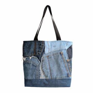 Denim Scrap Tote