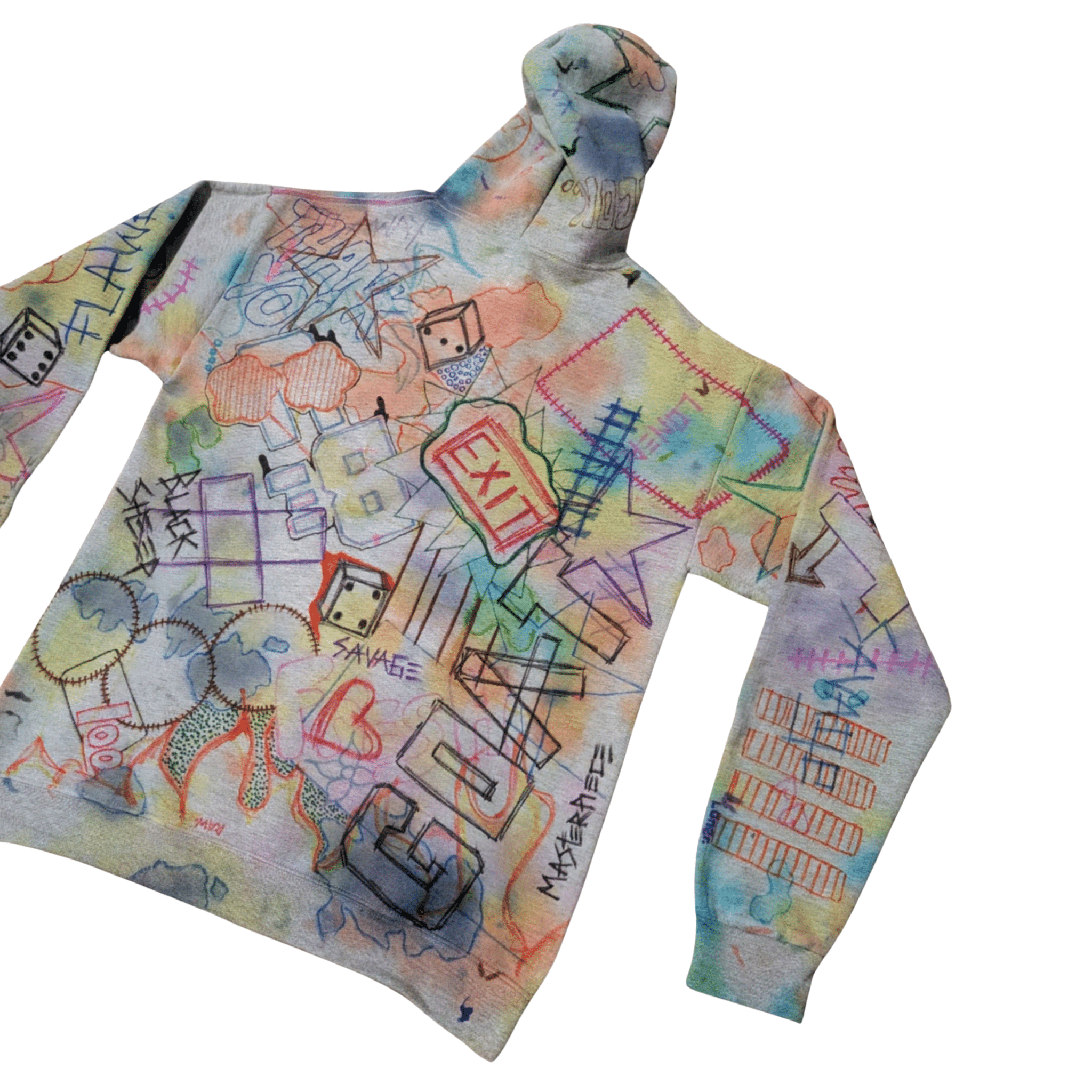 Chaos Sketch Hoodie (Men's Size M) - Image 7