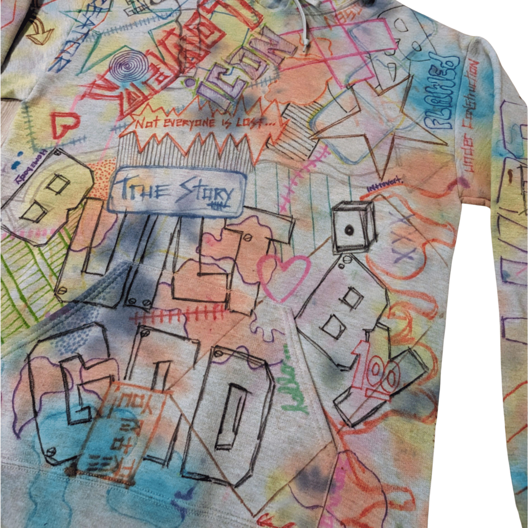 Chaos Sketch Hoodie (Men's Size M) - Image 4