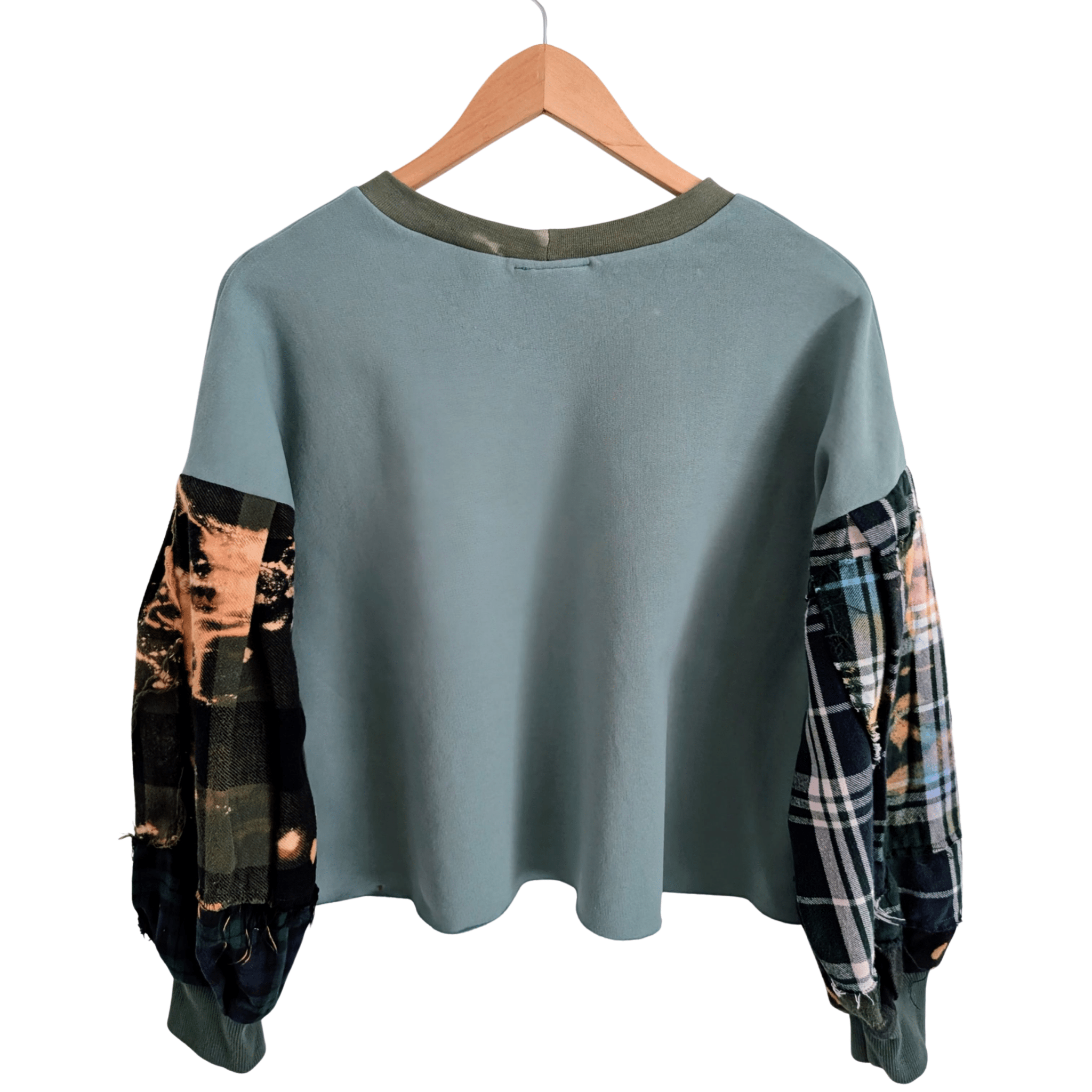 Dropped Shoulder Crop Sweatshirt (Chest 36-38") - Image 4