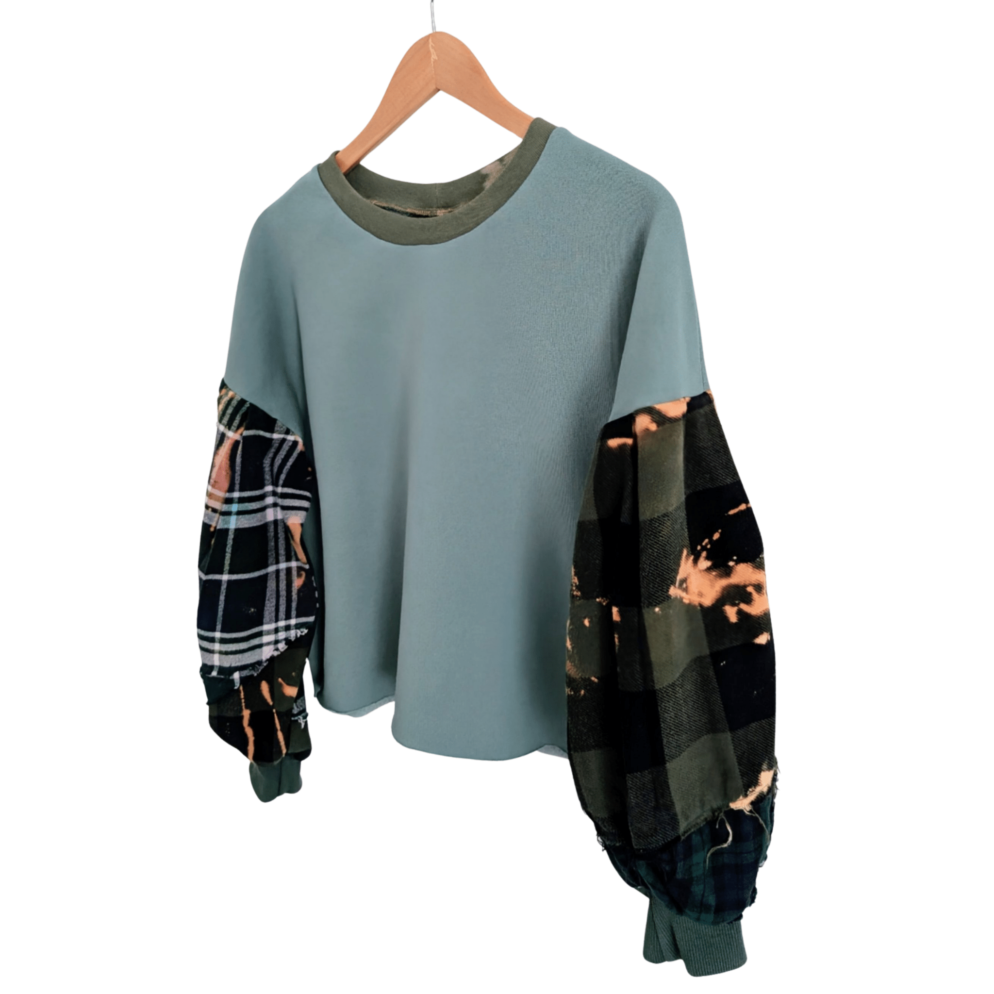 Dropped Shoulder Crop Sweatshirt (Chest 36-38") - Image 3