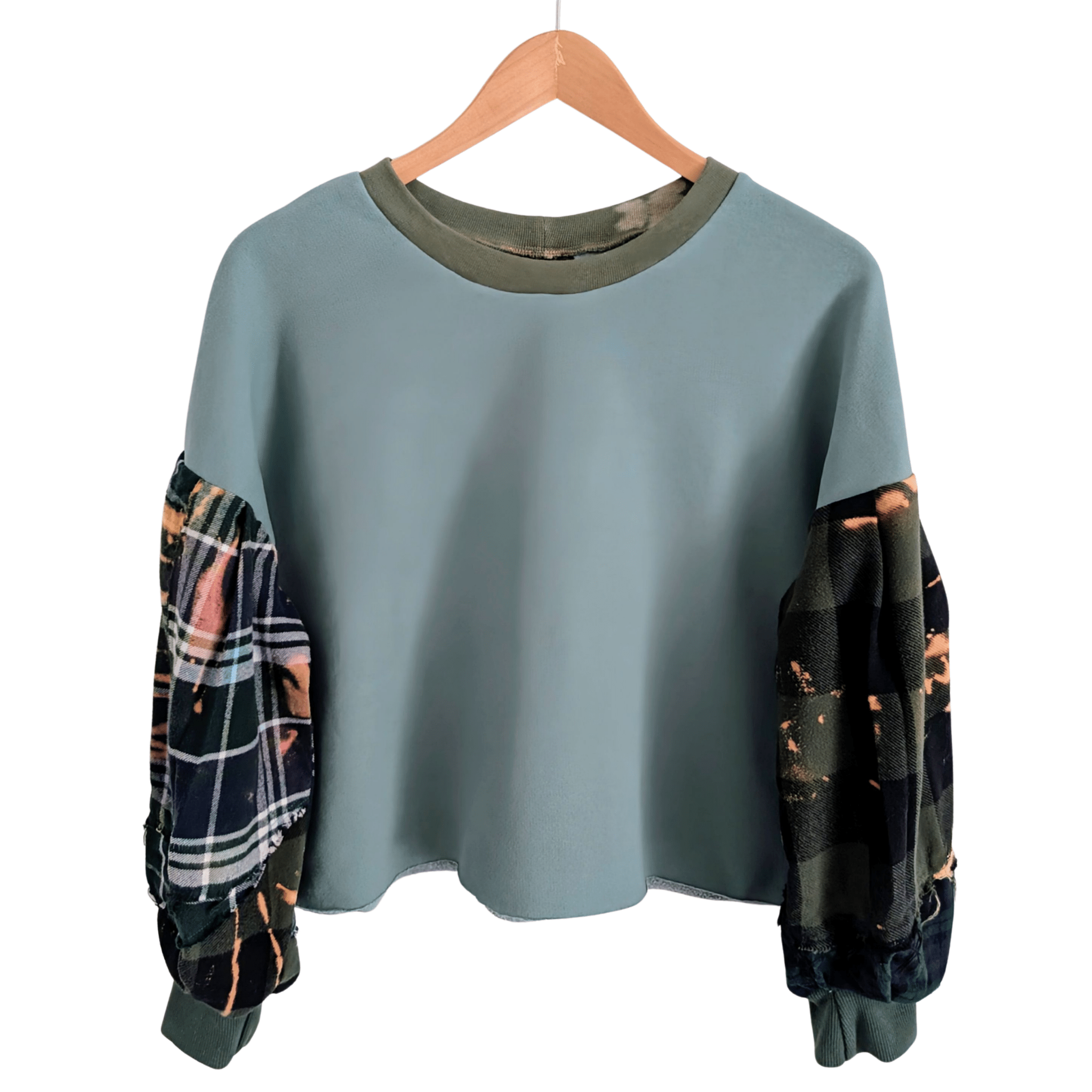Dropped Shoulder Crop Sweatshirt (Chest 36-38")