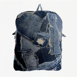 Denim Patchwork Backpack II