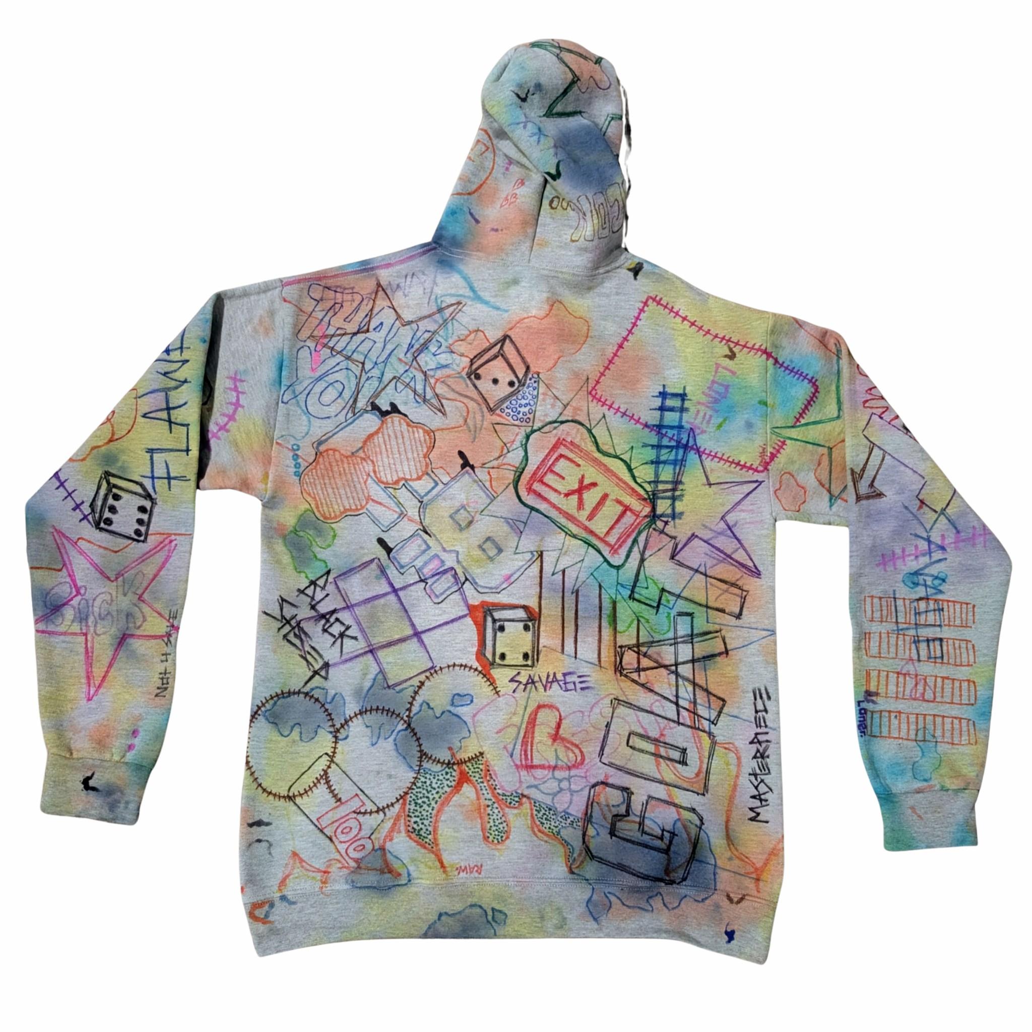Chaos Sketch Hoodie (Men's Size M) - Image 6
