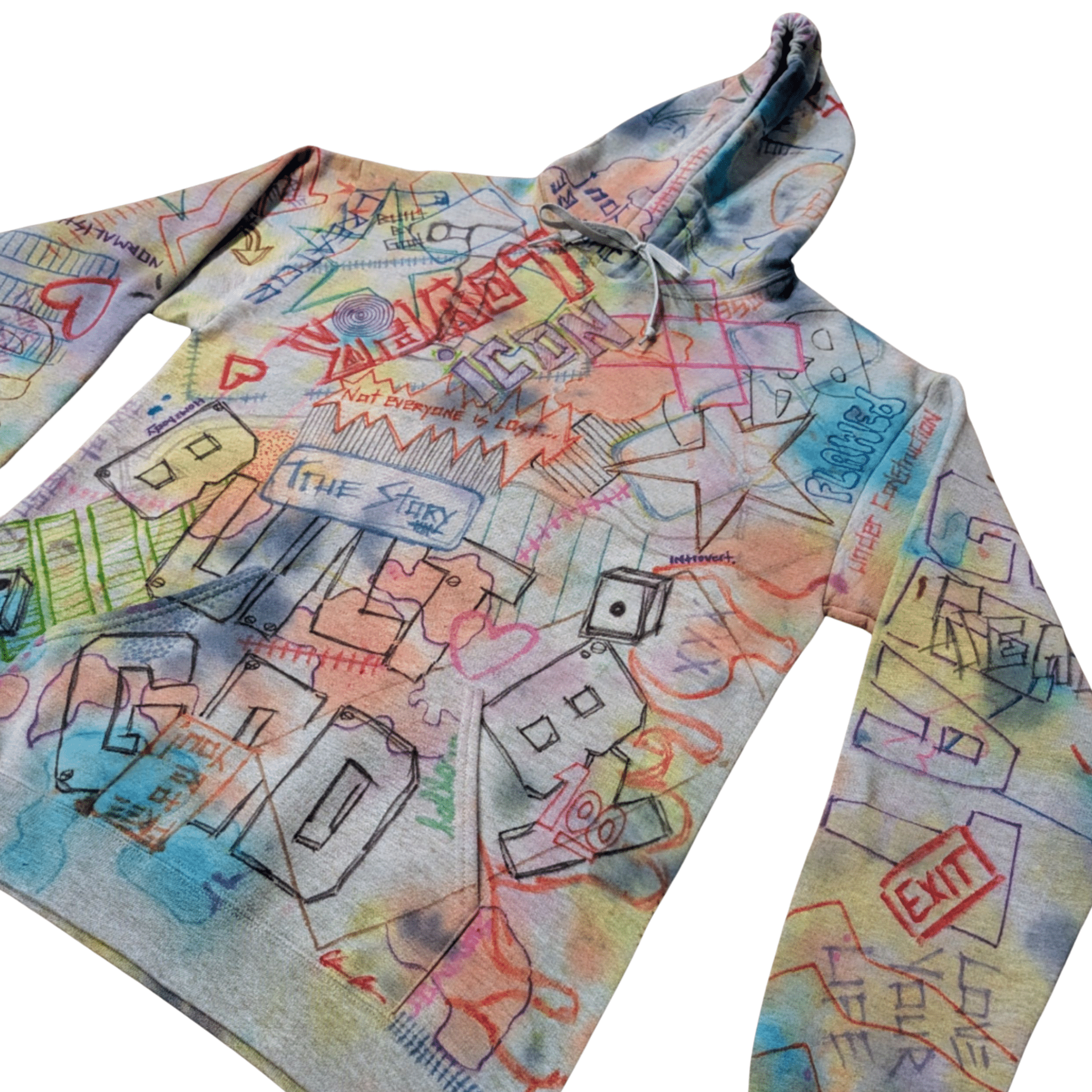 Chaos Sketch Hoodie (Men's Size M) - Image 2