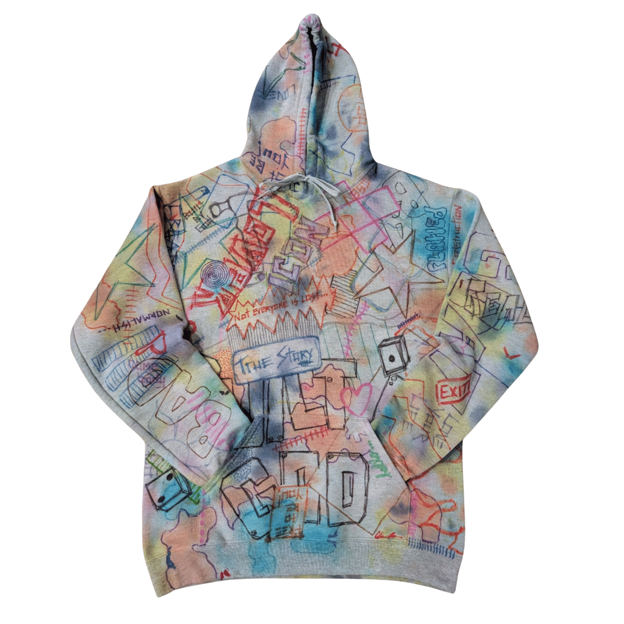 Chaos Sketch Hoodie (Men's Size M) - Image 5