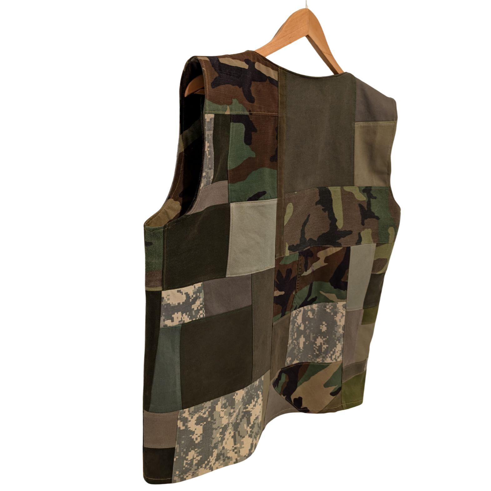 Camo Patchwork Utility Vest (Chest 42-44") - Image 7