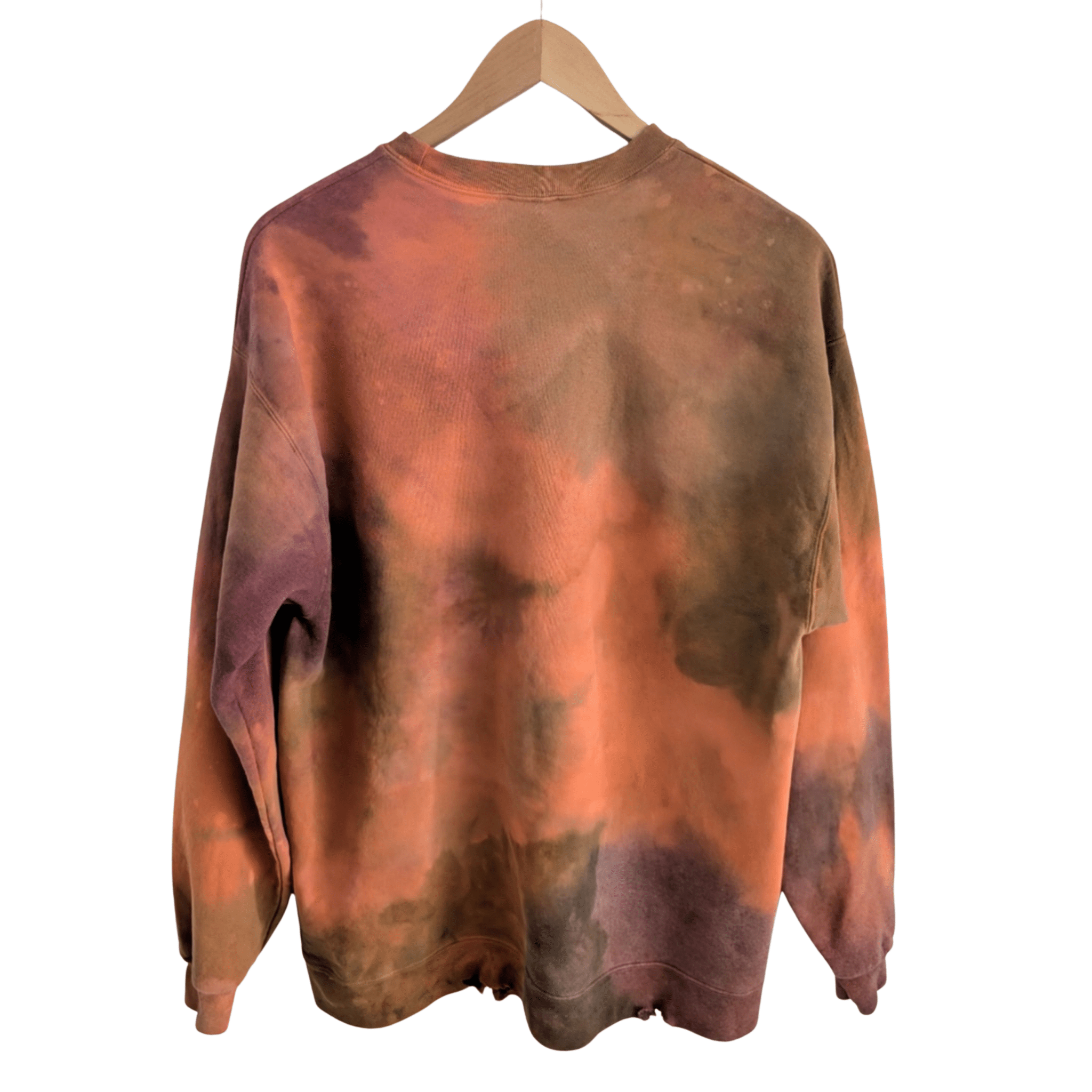 Hand-Dyed Distressed Crewneck (Men's Size L) - Image 4