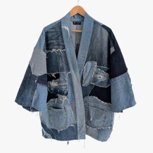 Built From Nothing Denim Kimono (Chest 42-44")