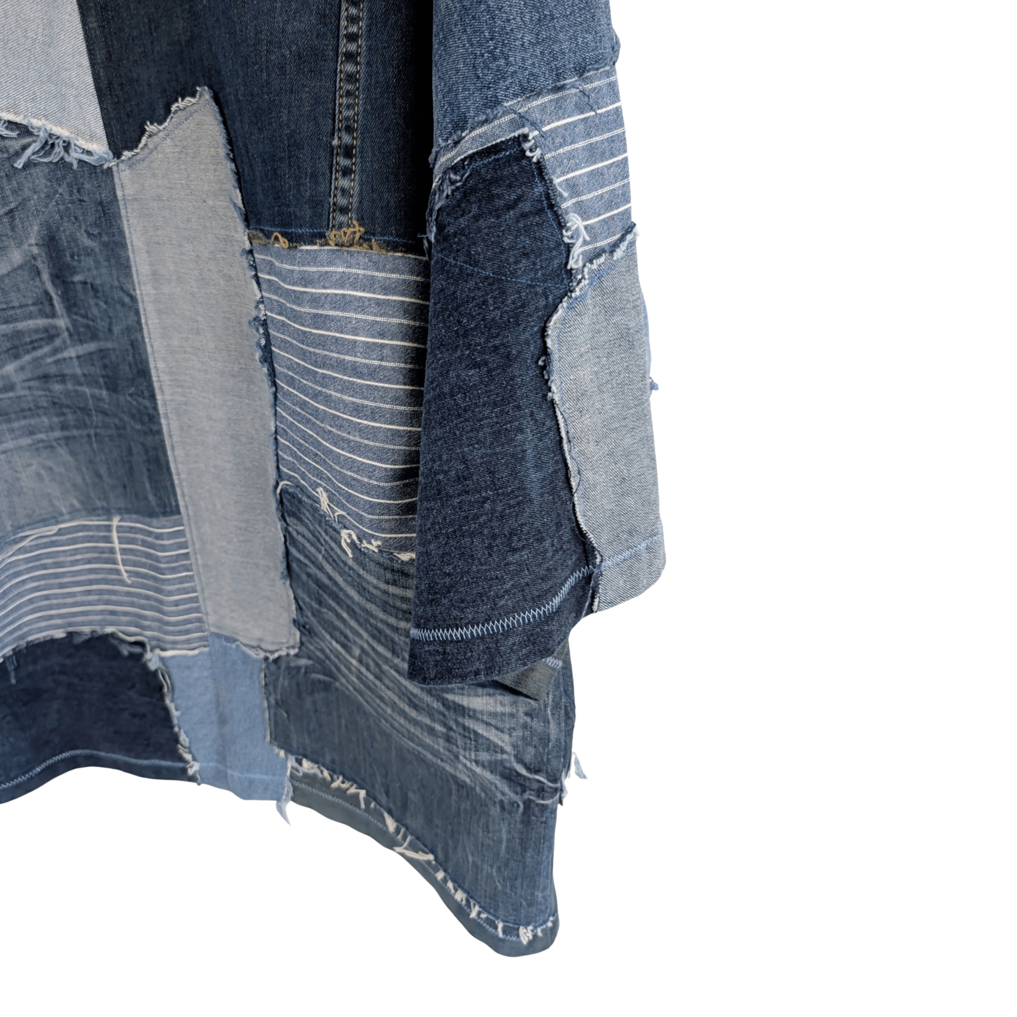 Built From Nothing Denim Kimono (Chest 44-46") - Image 4