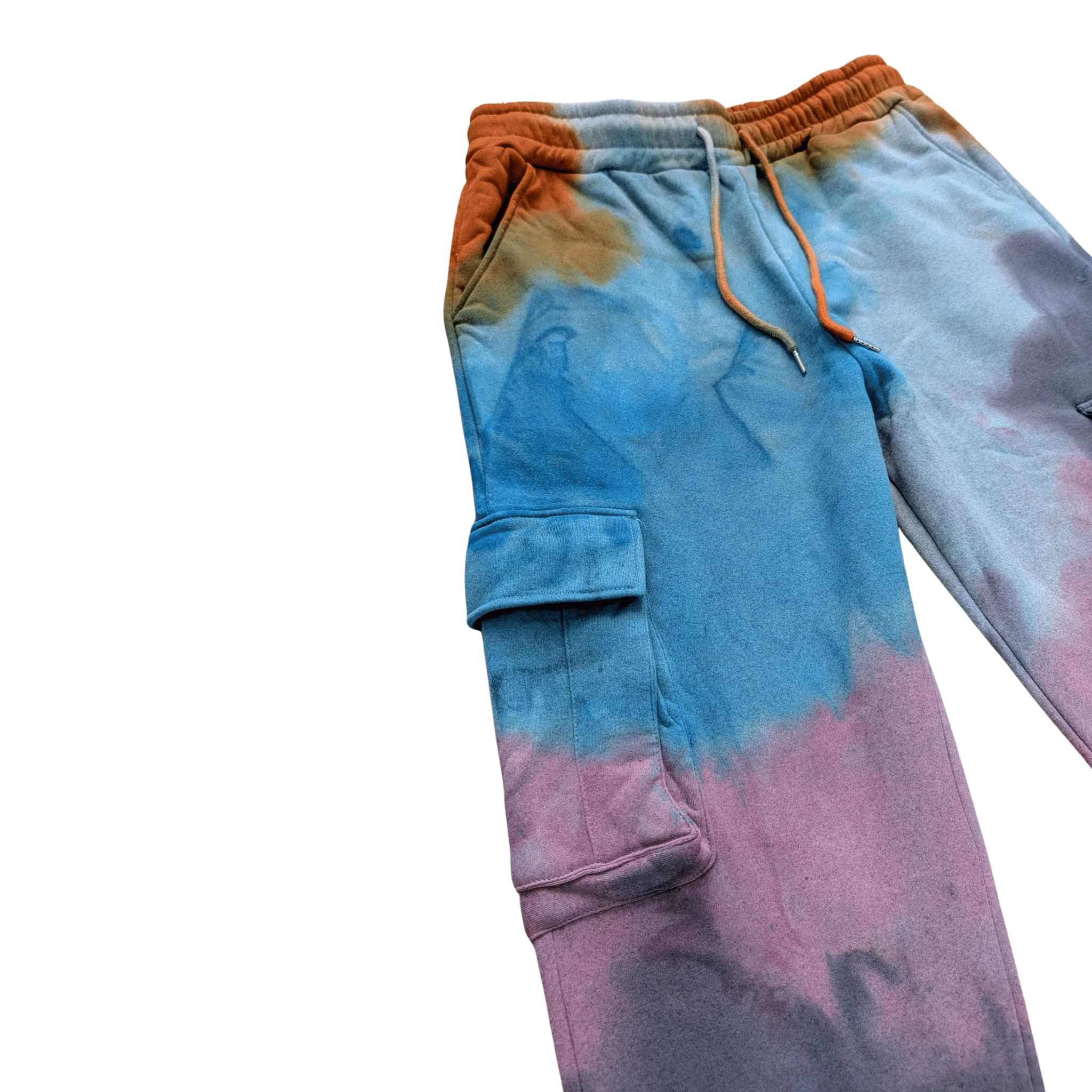 Hand-Dyed Cargo Joggers (Waist 32") - Image 3
