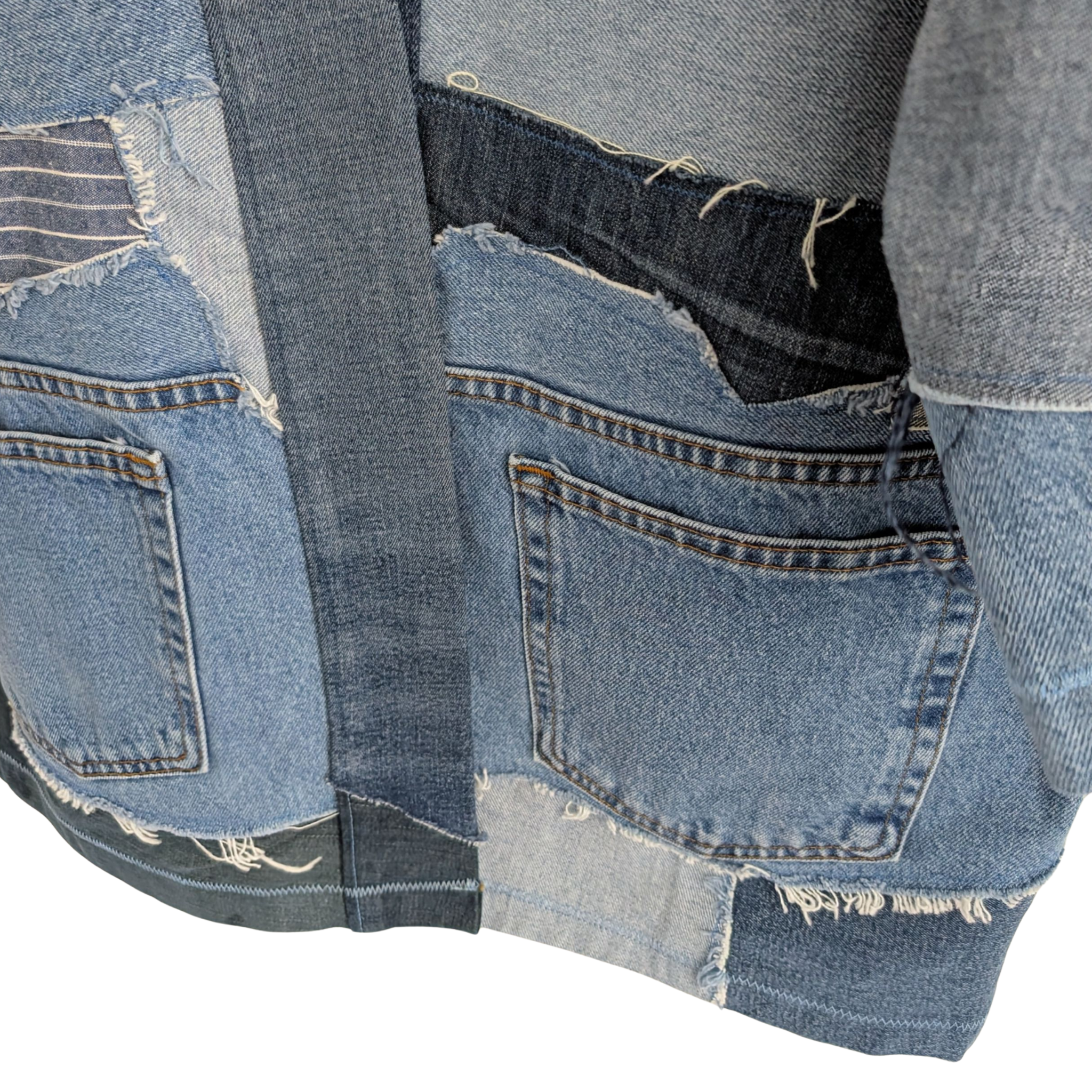 Built From Nothing Denim Kimono (Chest 44-46") - Image 6