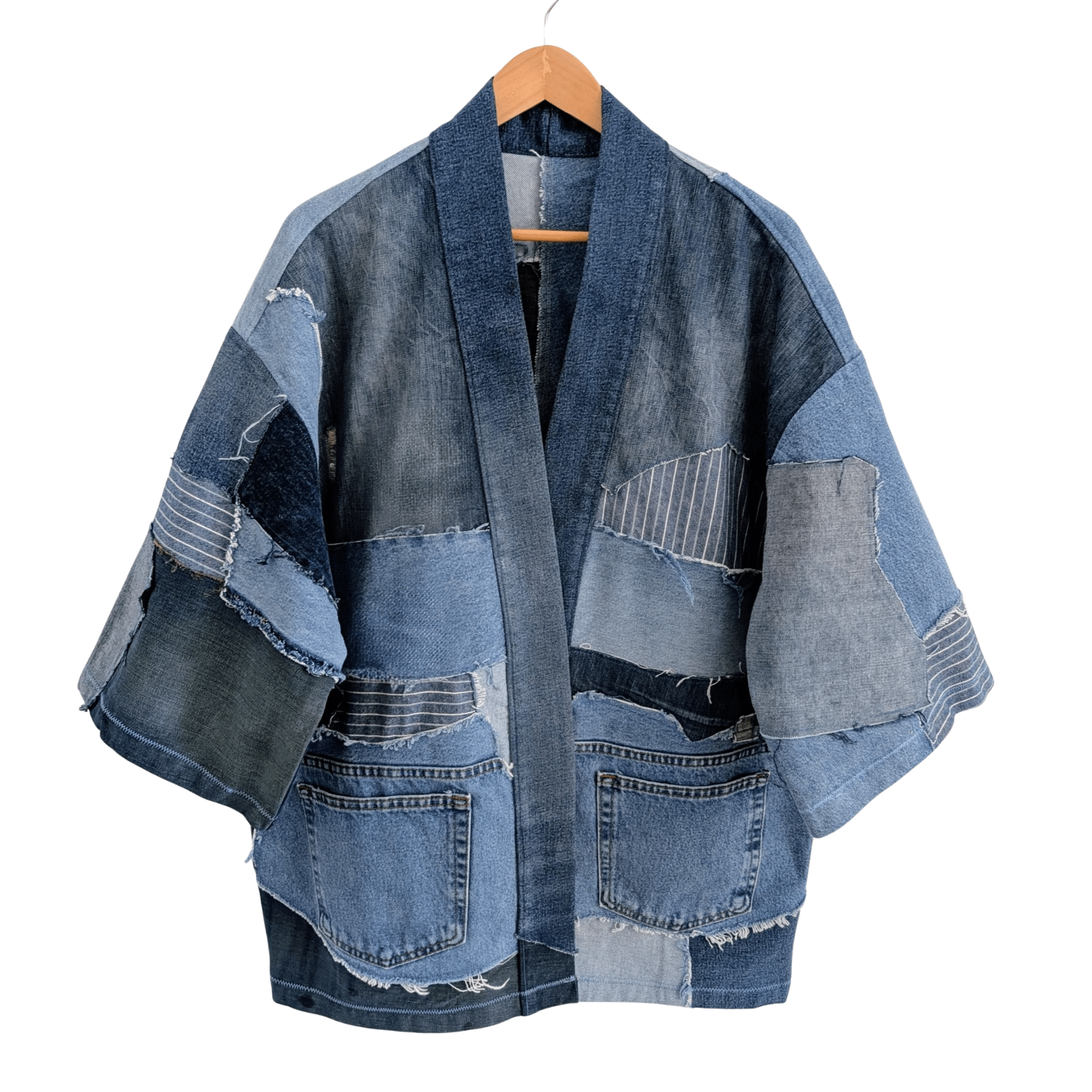 Built From Nothing Denim Kimono (Chest 44-46")
