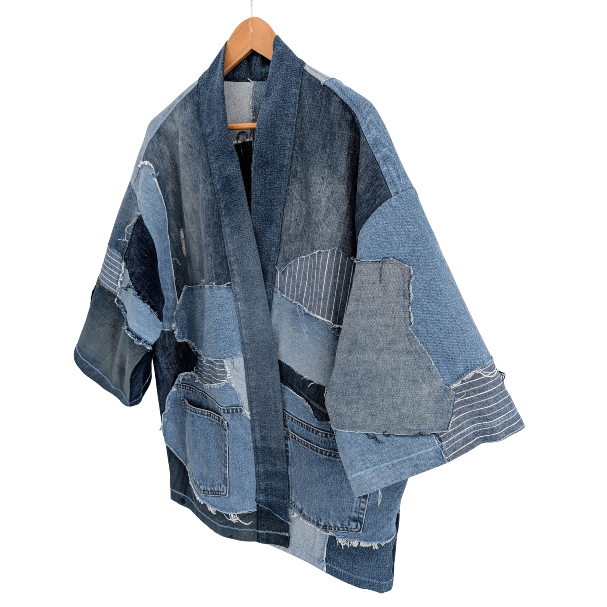Built From Nothing Denim Kimono (Chest 44-46") - Image 2