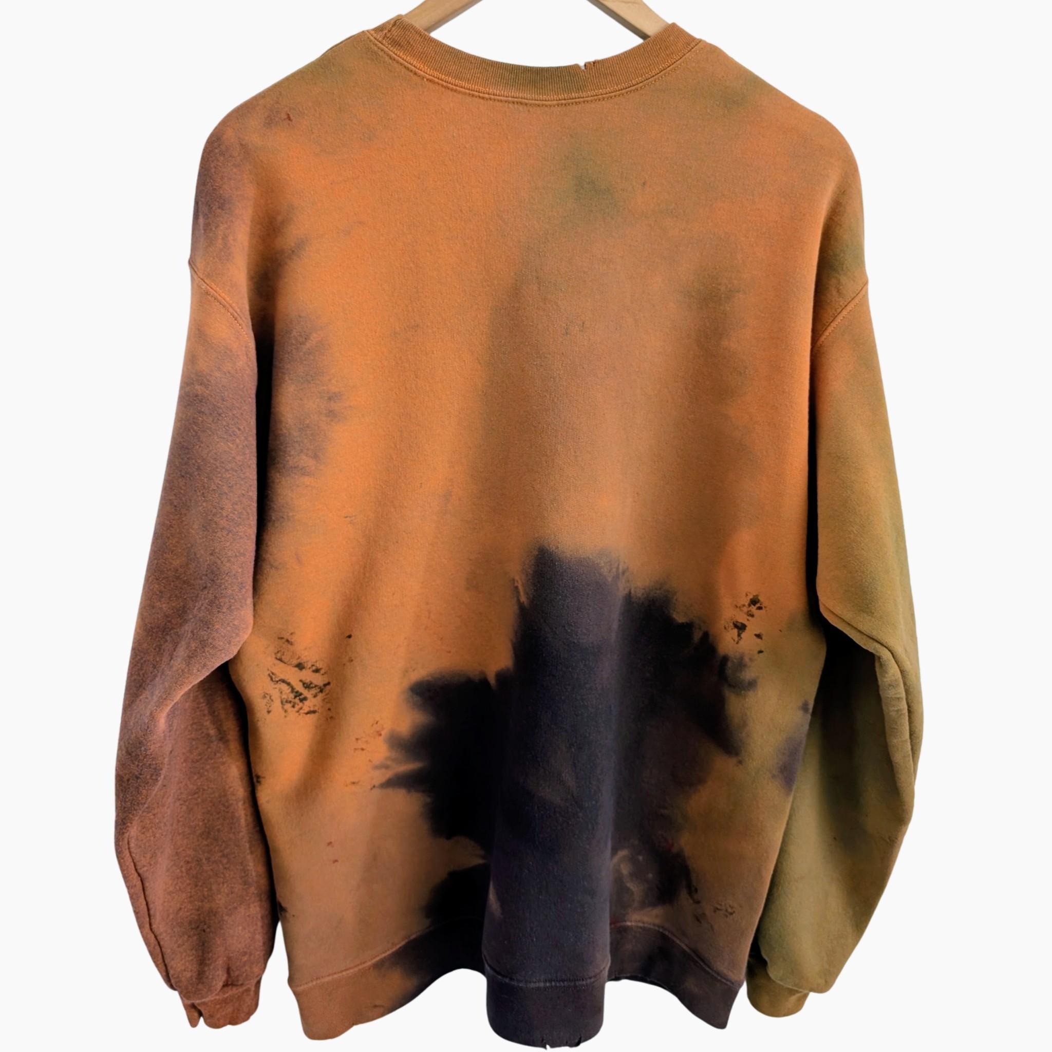 Hand-Dyed Distressed Crewneck (Men's Size L) - Image 5
