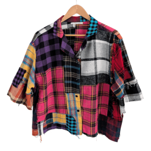Cut From Different Cloth Patchwork Shirt